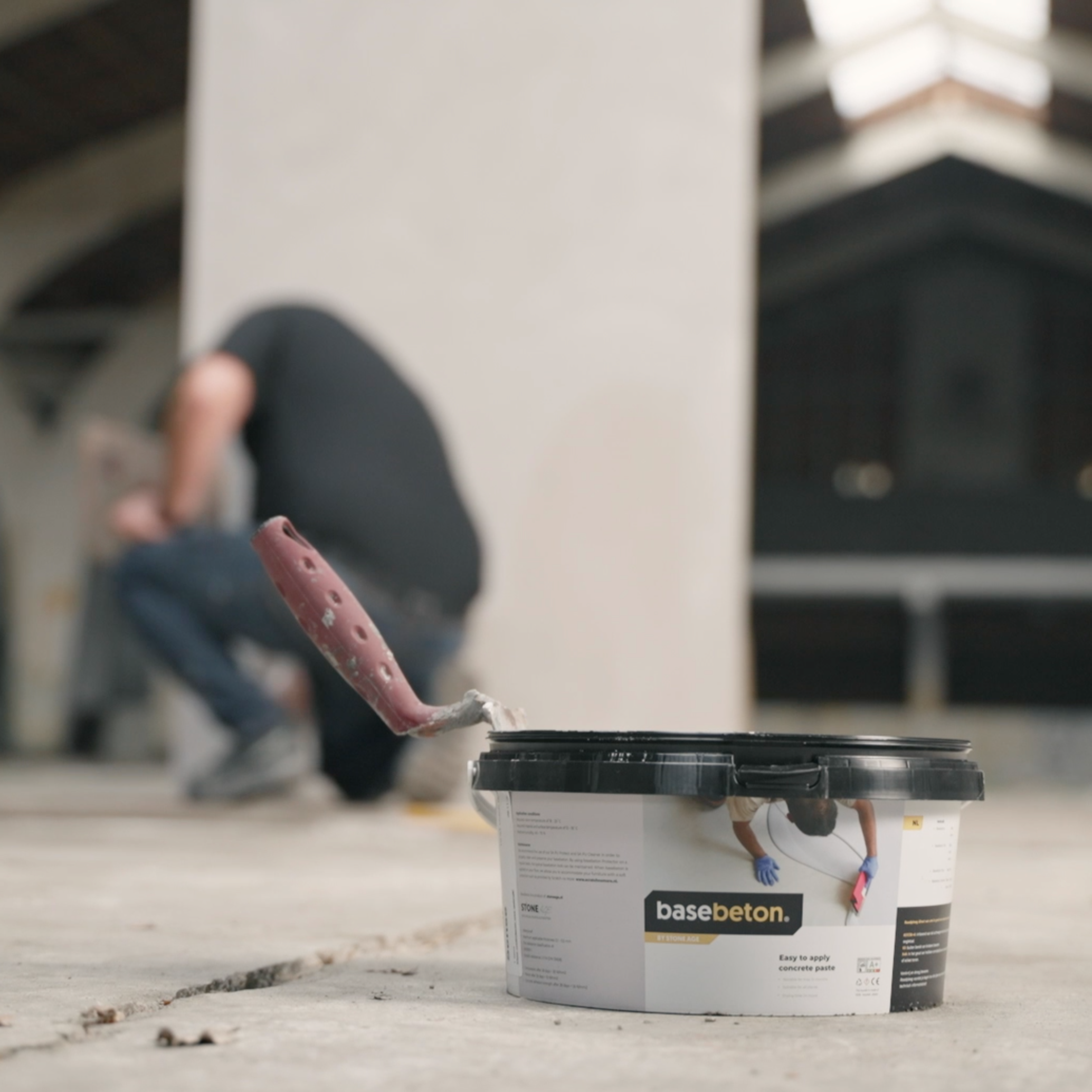 Basebeton stap 3