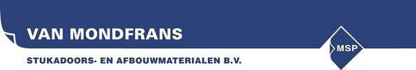 Van Mondfrans stukadoors -en afbouwmaterialen